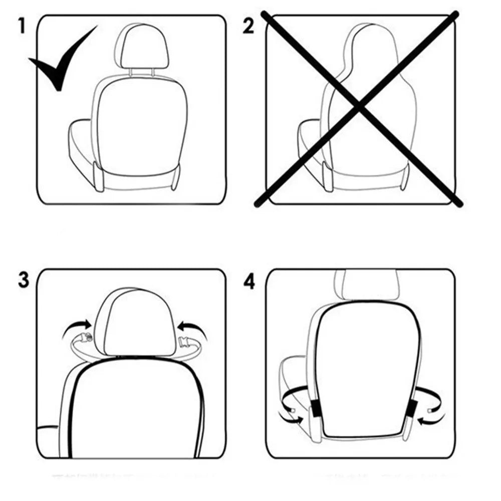 Car Cover Car Seat Back Cover Protectors for Children Protect back of the Auto seat covers for Baby Dogs from Mud Dirt