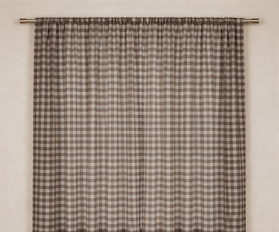 Cotton Buffalo Check Curtains
