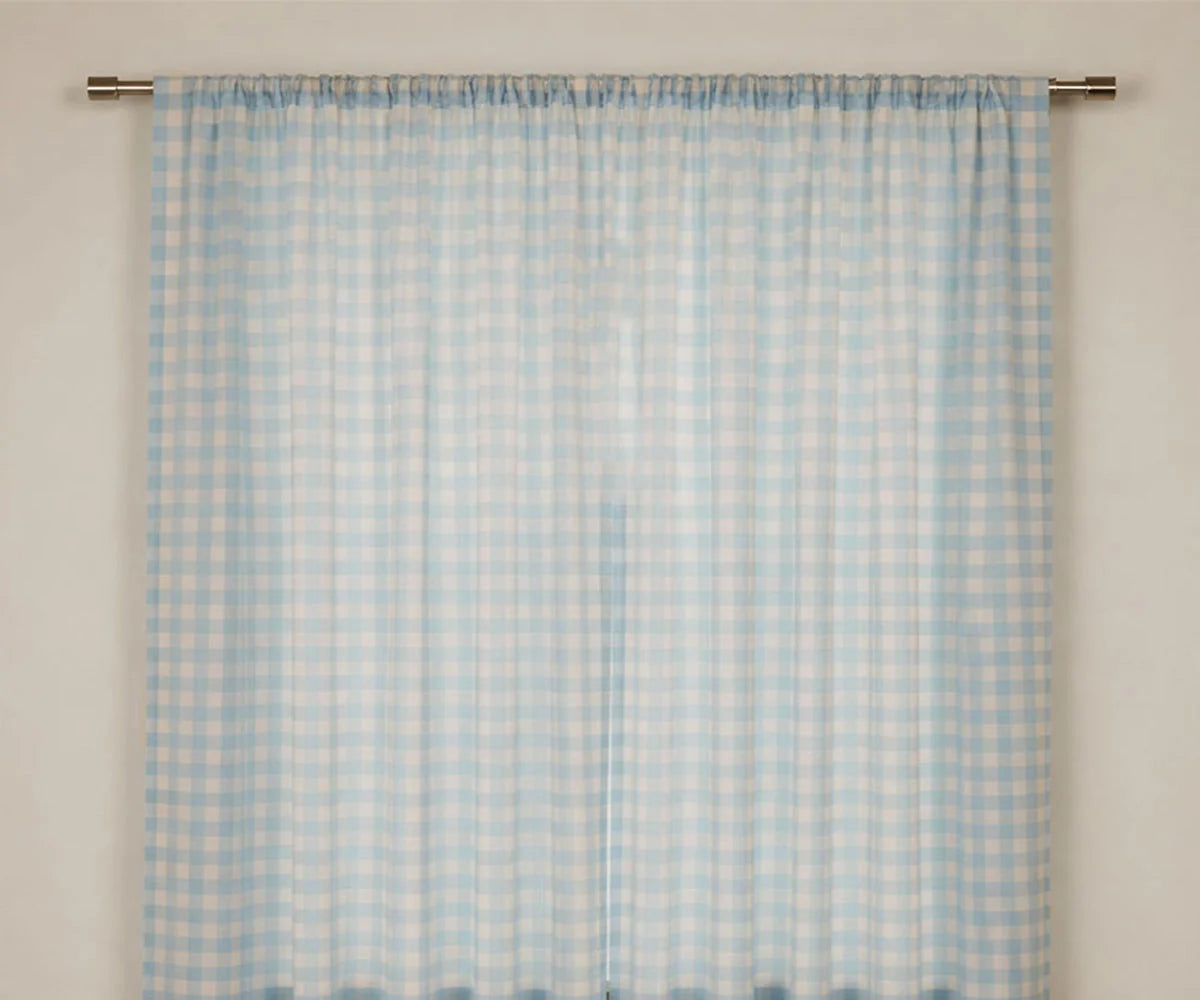 Cotton Buffalo Check Curtains