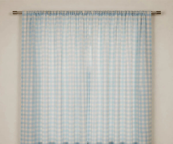 Cotton Buffalo Check Curtains