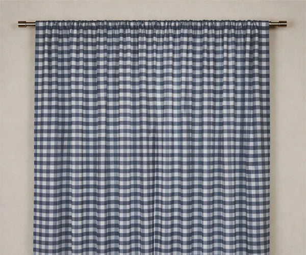 Cotton Buffalo Check Curtains