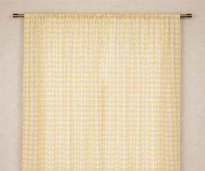 Cotton Buffalo Check Curtains