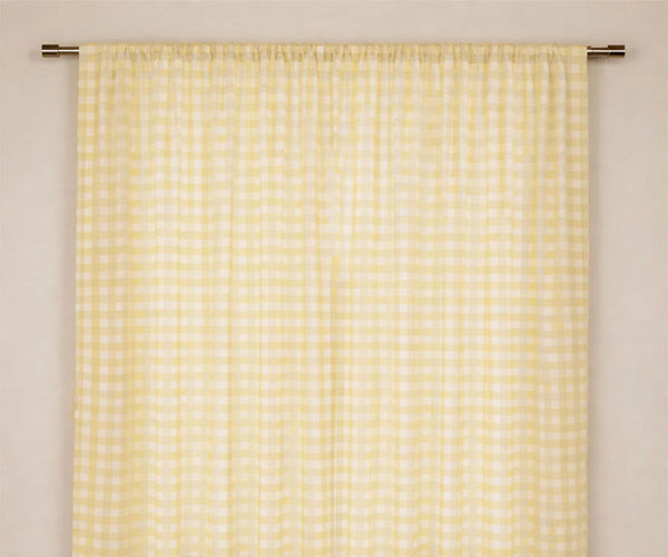 Cotton Buffalo Check Curtains
