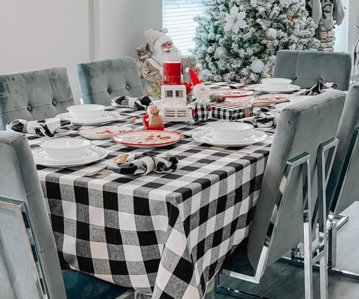 Black Cloth Tablecloth