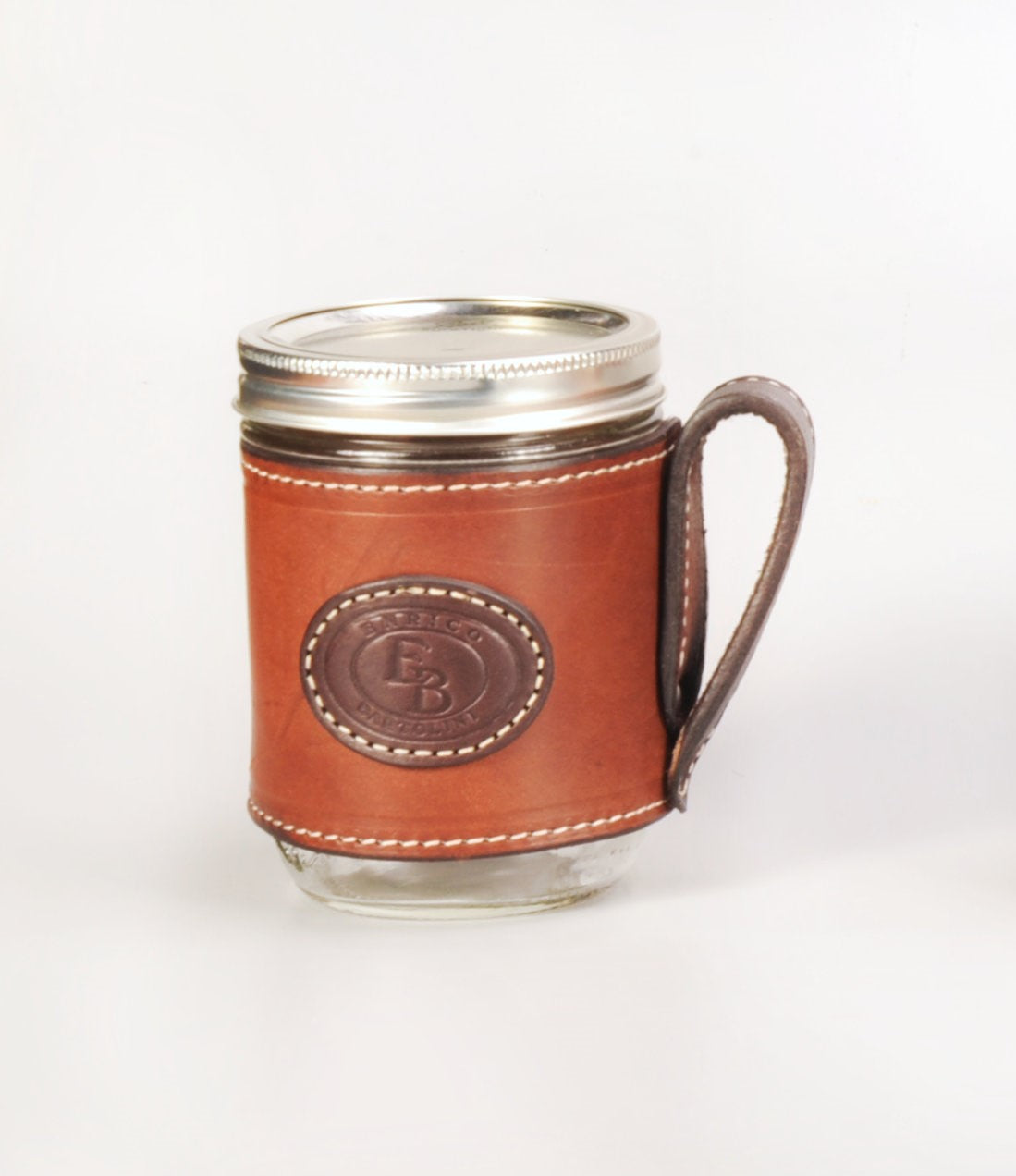 Enrico Bartolini Leather Mason Jars