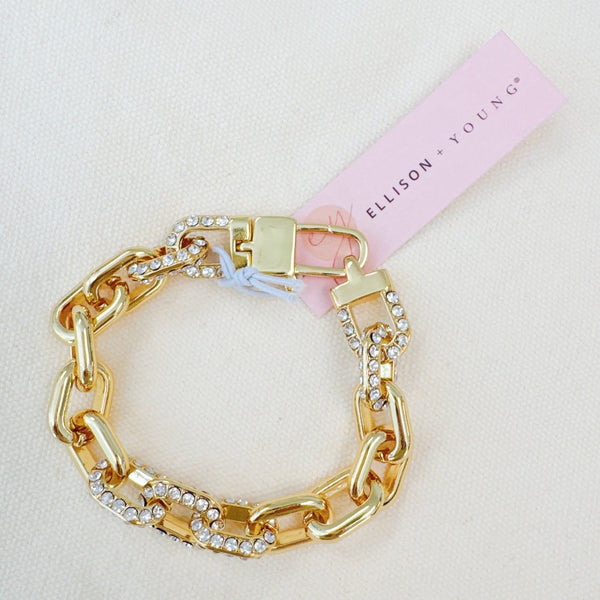 Chic And Sparkle Chain Bracelet