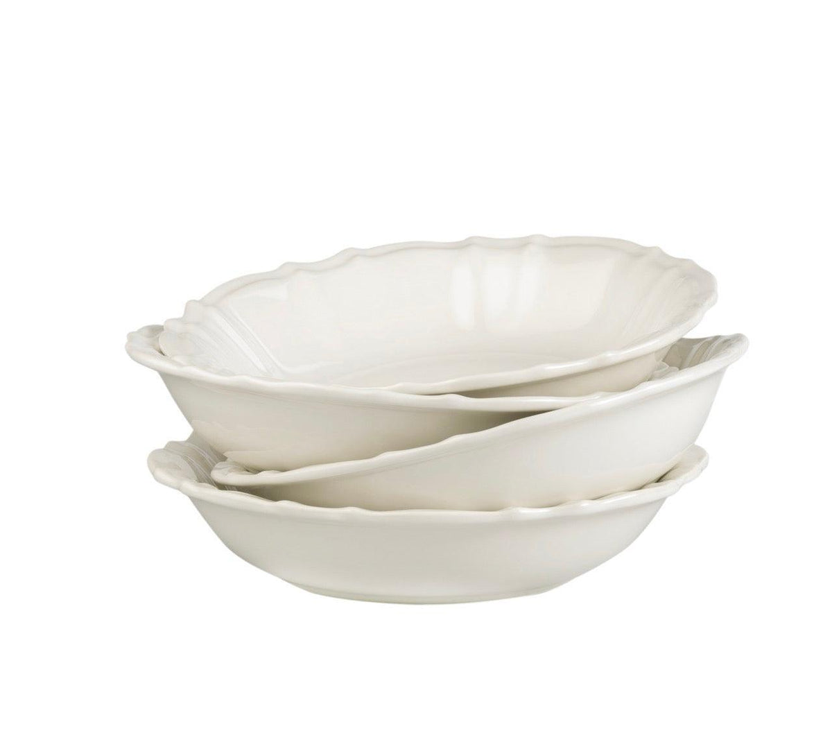 Chloe 4 Piece White Everyday Bowls Set