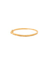 Chocolate & Steel Three Ring Bangles 