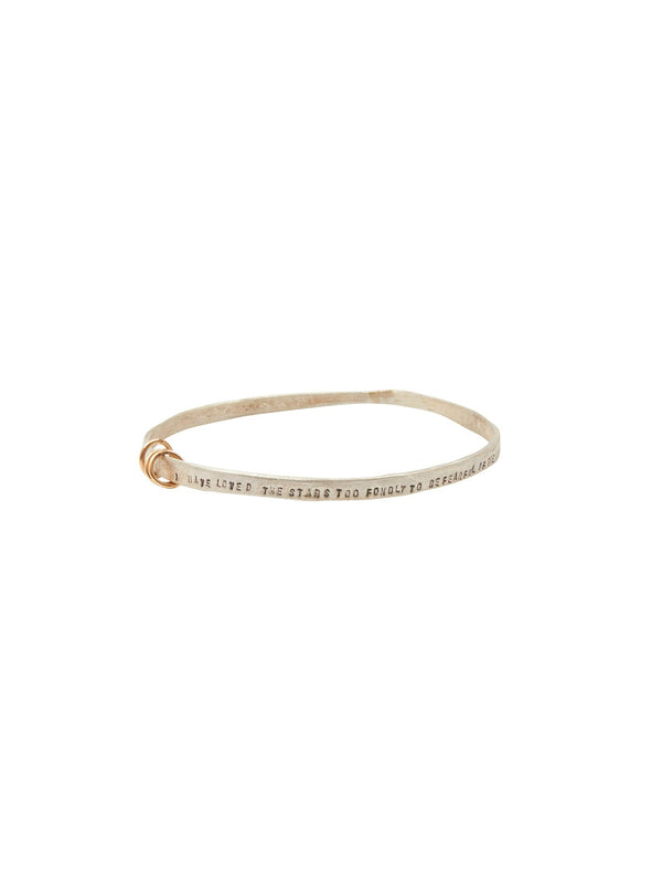 Chocolate & Steel Three Ring Bangles 