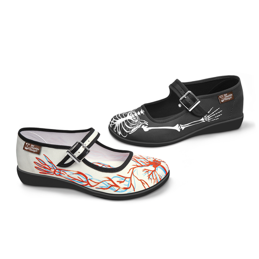 Hot Chocolate Design Chocolaticas® BLOOD & BONES Women's Mary Jane Flat