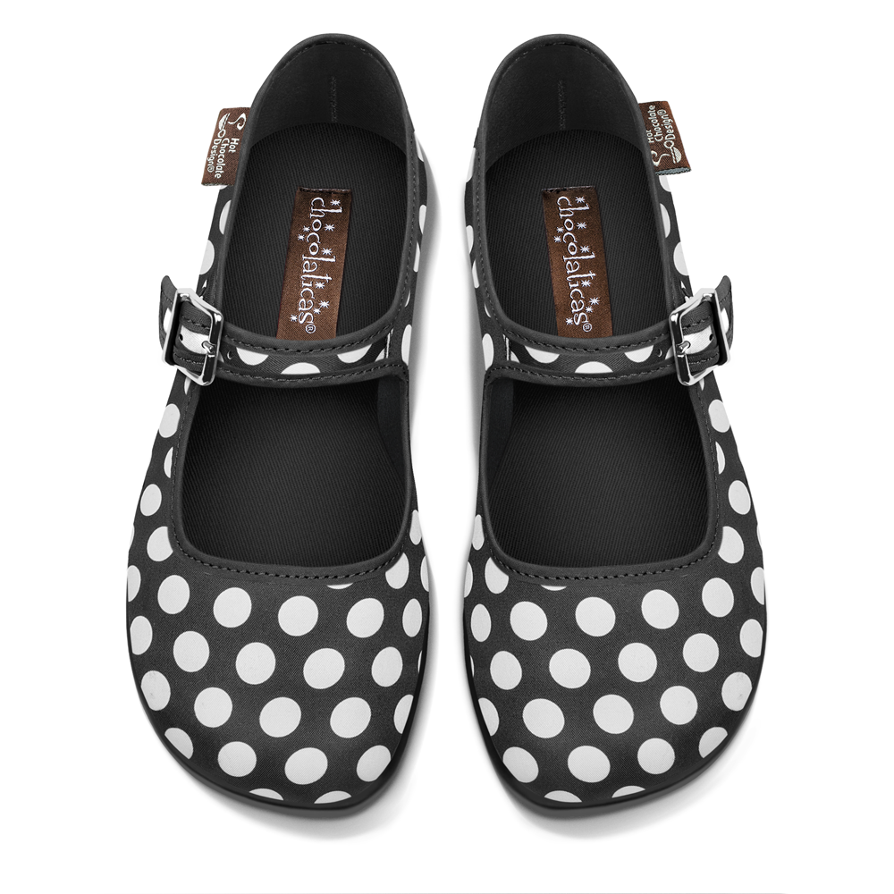 Hot Chocolate Design
Chocolaticas® Black Polka Mary Jane Flats