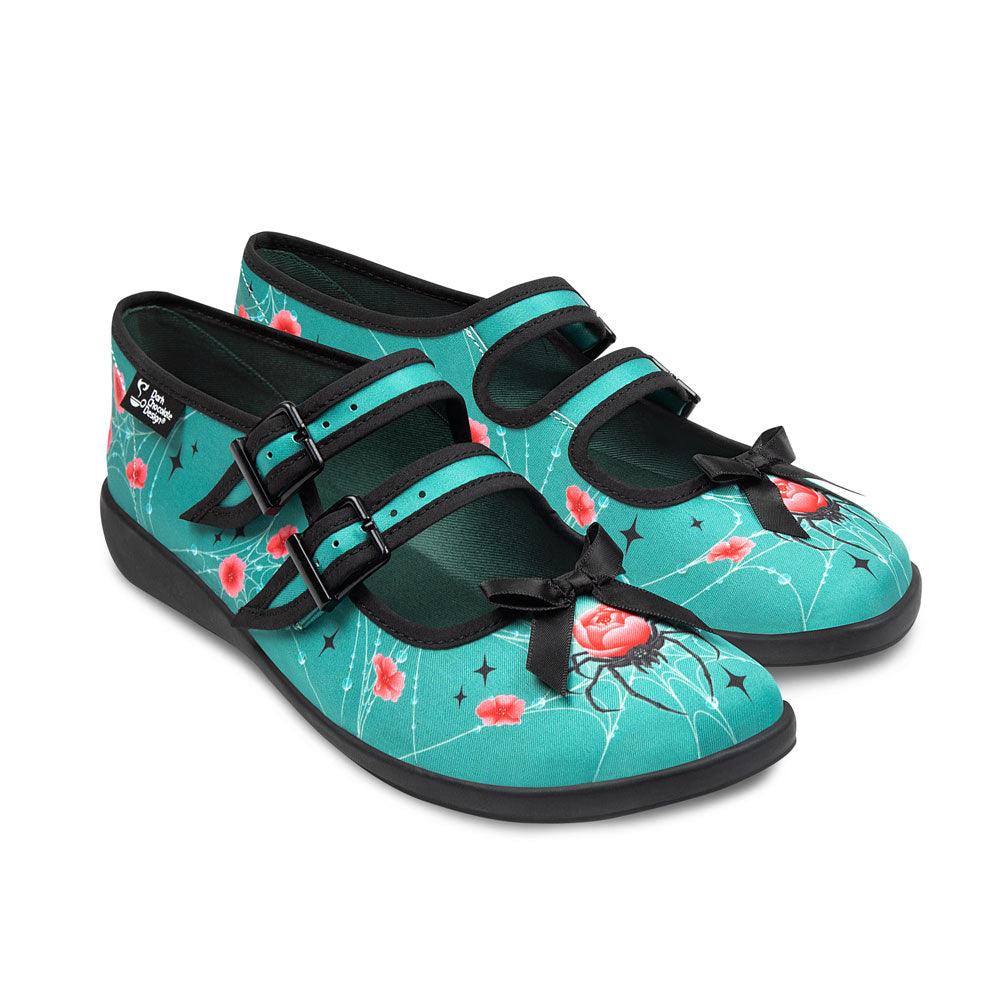Bloomfang Hot Chocolate Mary Jane Flats – Women's