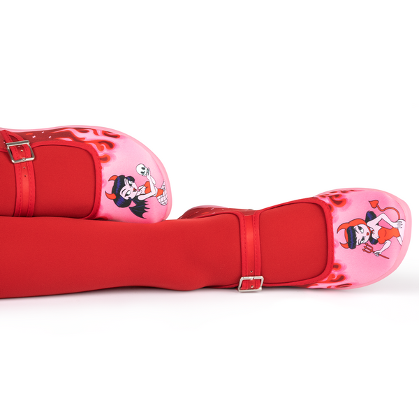 Hot Chocolate Design Devil Mary Jane Flat