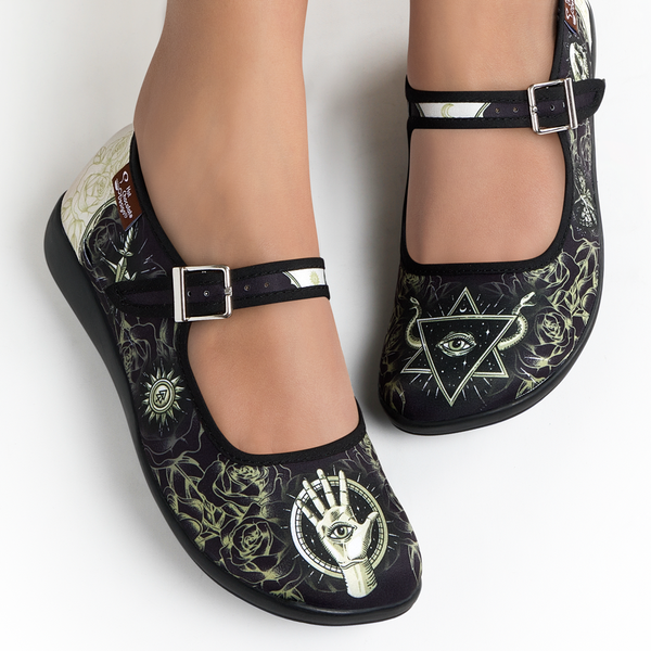 Hot Chocolate Design Esoteric Mary Jane Flats