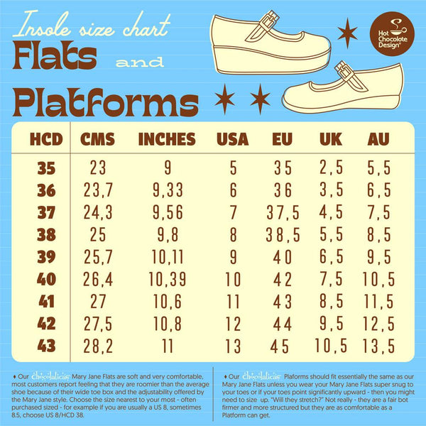 Chocolaticas® Footlong Women's Mary Jane Platform
