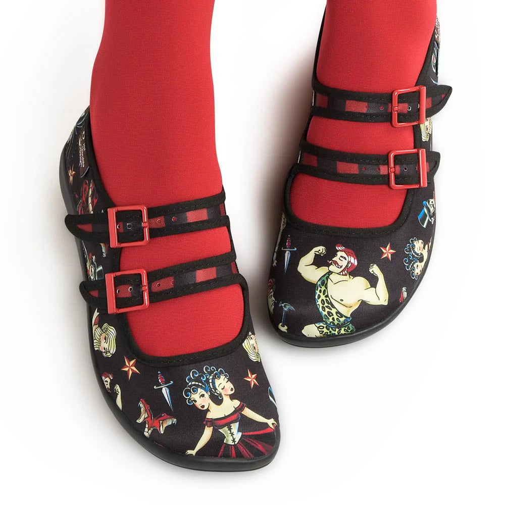 Hot Chocolate Design FreakShow Mary Jane Flats