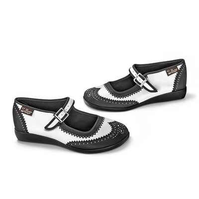 Havana Women's Mary Jane Flats – Printed Fabric