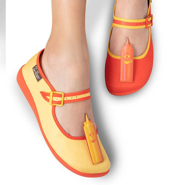 Hot Dog Vegan Mary Jane Flats – Women's