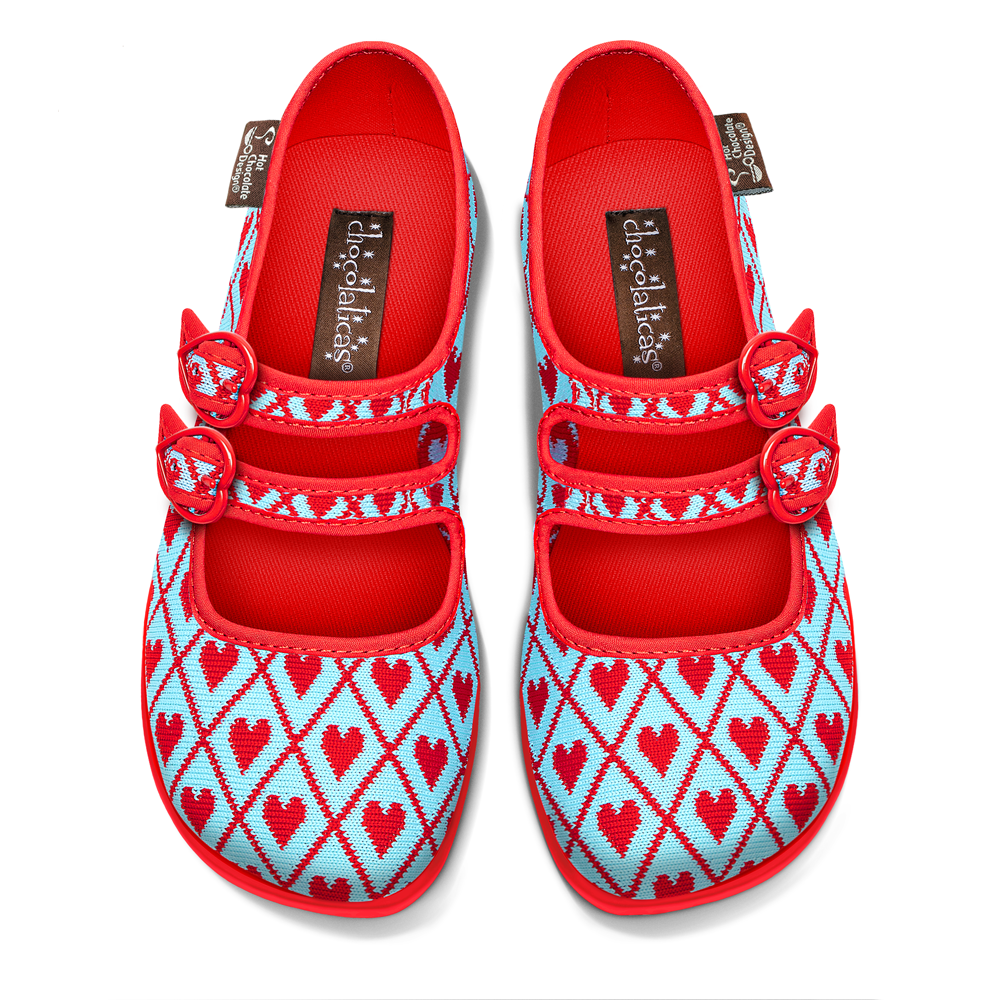 Chocolaticas® I Wove You Women's Mary Jane Flat