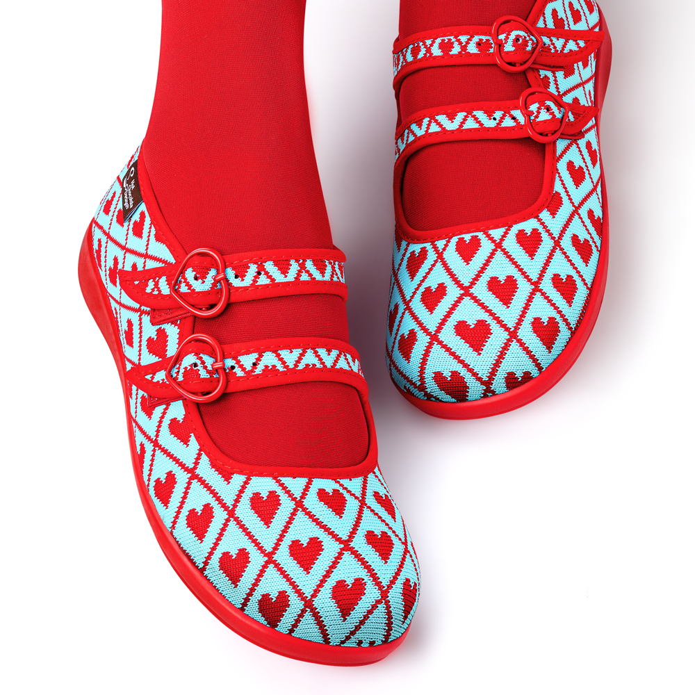 Hot Chocolate Design I Wove You Mary Jane Flat - Only in Size 12