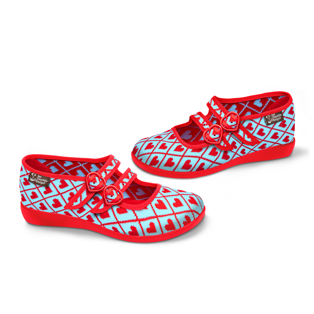 Chocolaticas® I Wove You Women's Mary Jane Flat