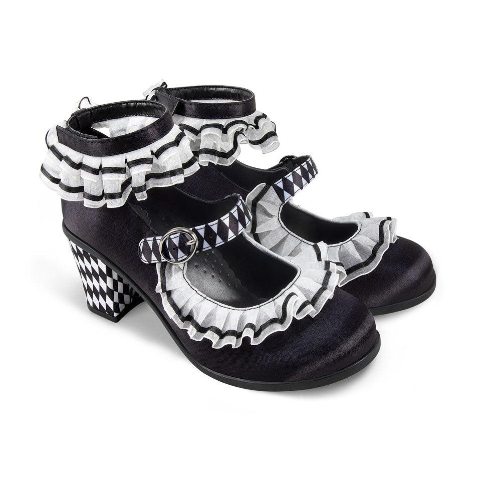 Chocolaticas® Mid Heels Arlequin Women's Mary Jane Pump