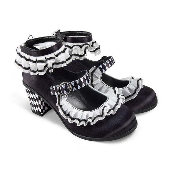 Chocolaticas® Mid Heels Arlequin Women's Mary Jane Pump