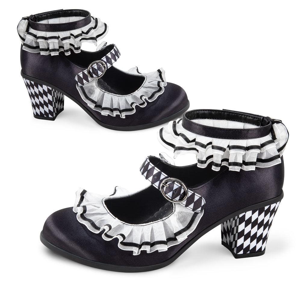 Chocolaticas® Mid Heels Arlequin Women's Mary Jane Pump