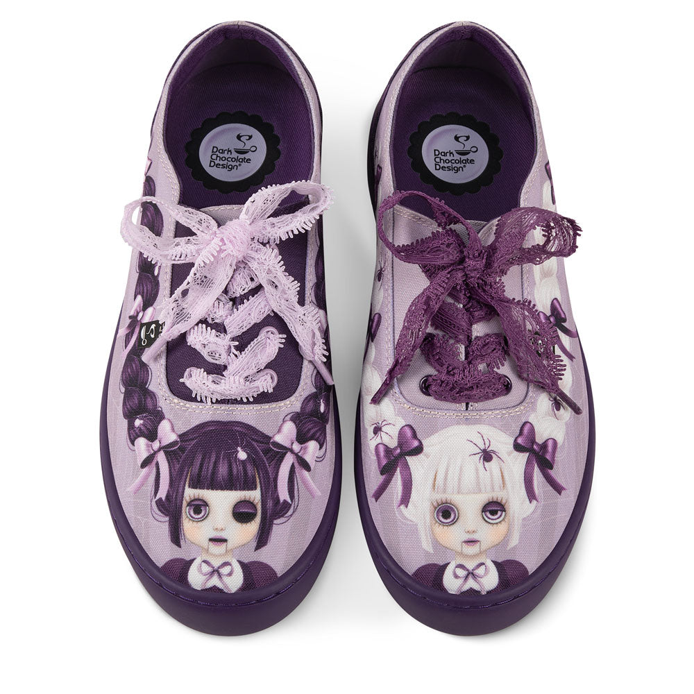 Dark Chocolate Design Chocolaticas® Nocturna Sisters Casual Sneaker