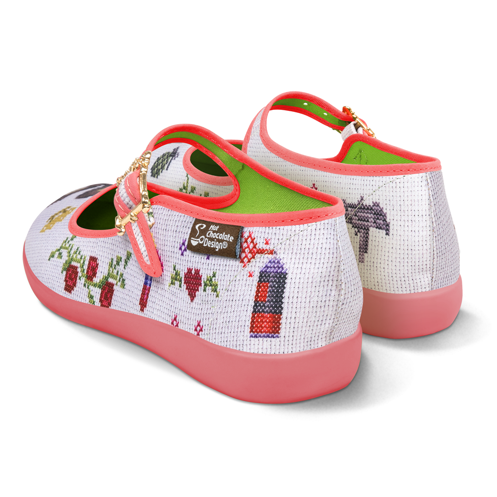 Hot Chocolate Design Riot Granny Mary Jane Flat