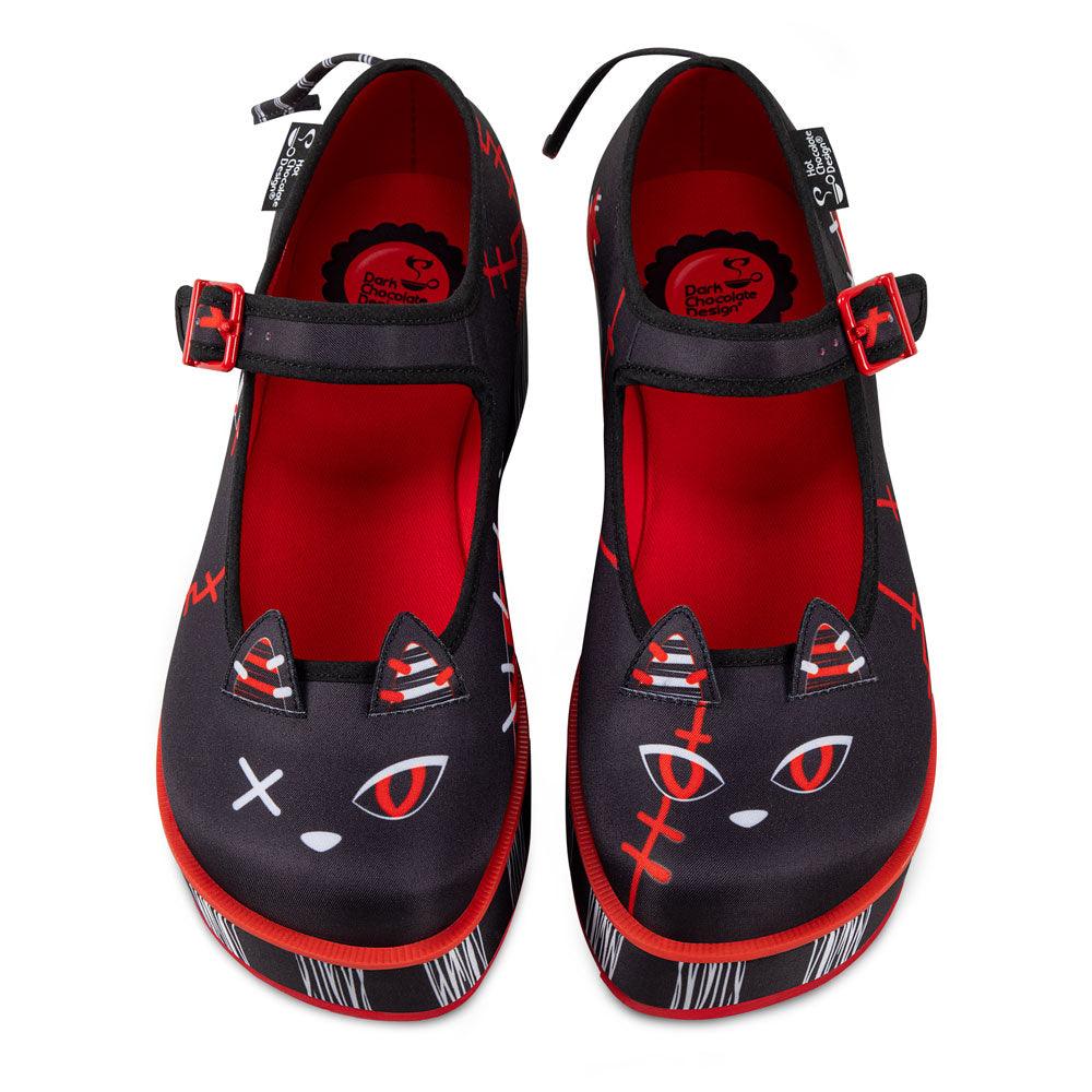 Chocolaticas® Riot Kitty Women's Mary Jane Platform