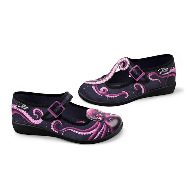 Sea Demon Vegan Mary Jane Flats – Women