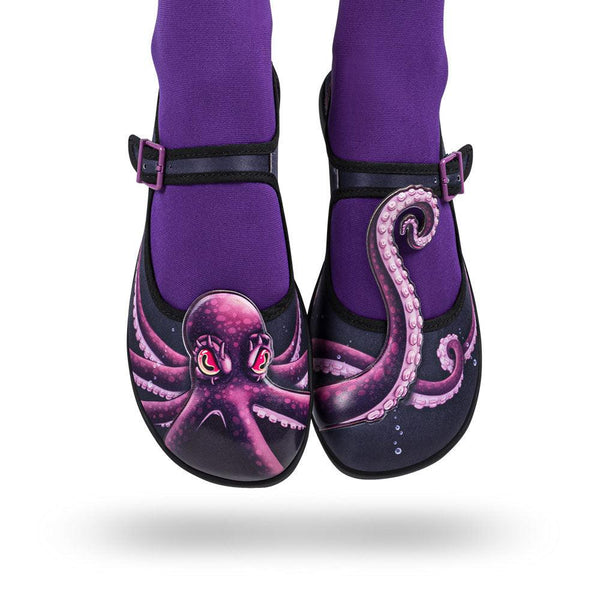 Sea Demon Vegan Mary Jane Flats – Women