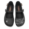 Spider Mary Jane Flats – Printed Fabric, Cushioned Sole