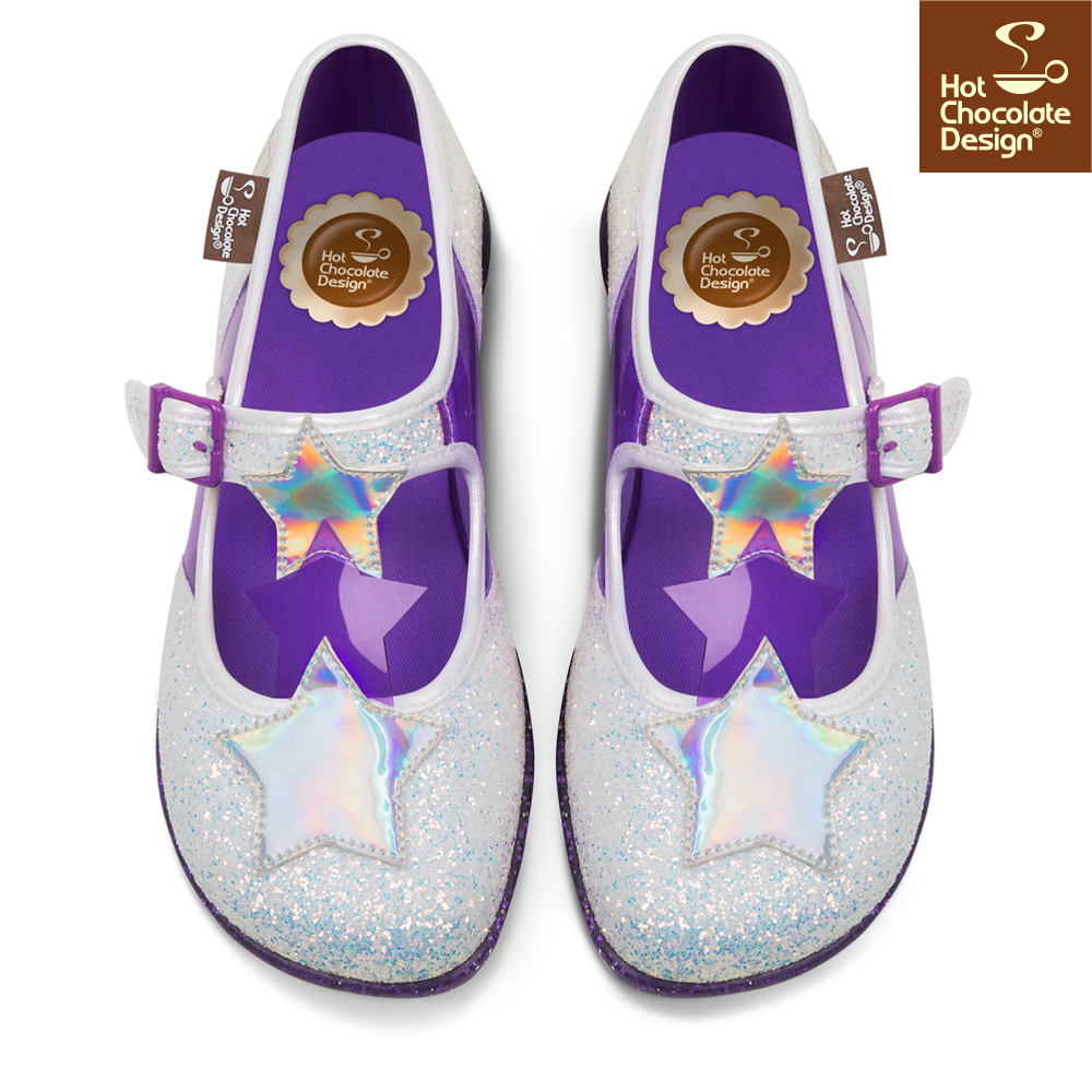 Starlight Women's Mary Jane Flat from Chocolaticas