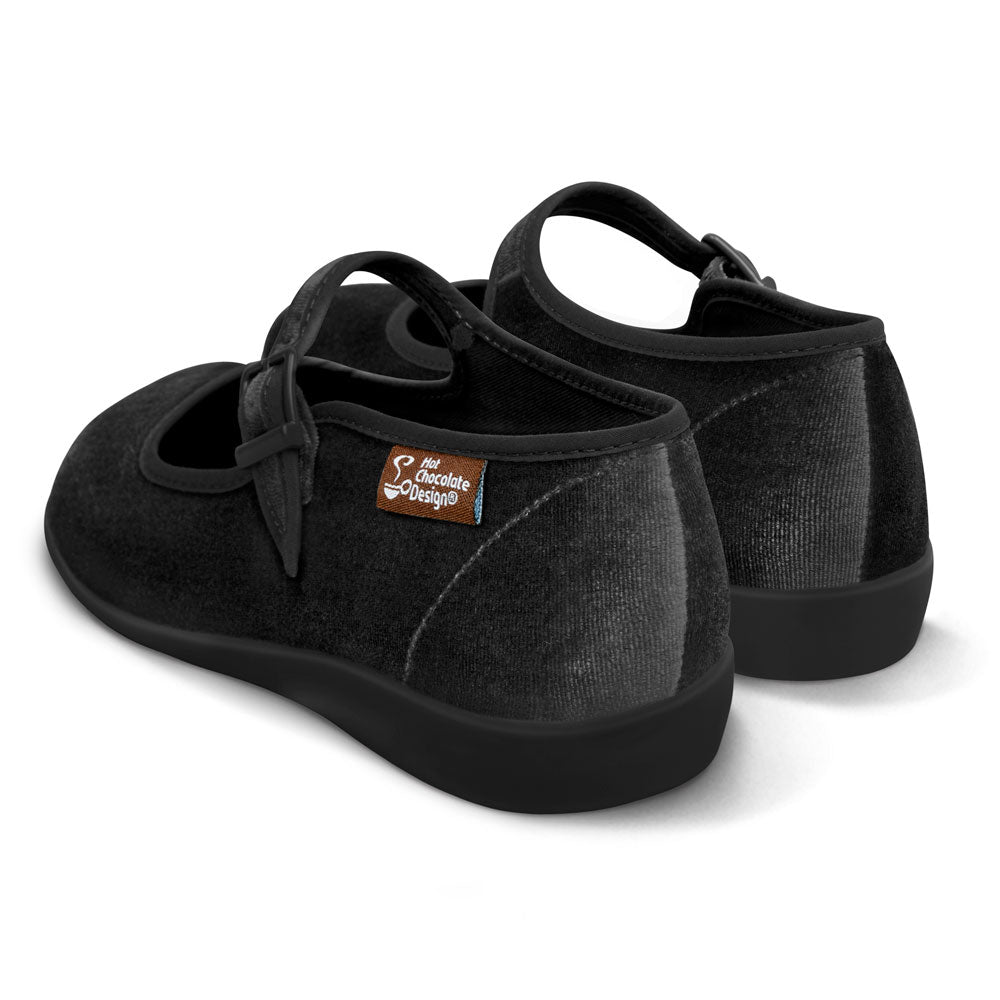 Chocolaticas® Espresso Martini Women's Mary Jane Flat Hot Chocolate Design