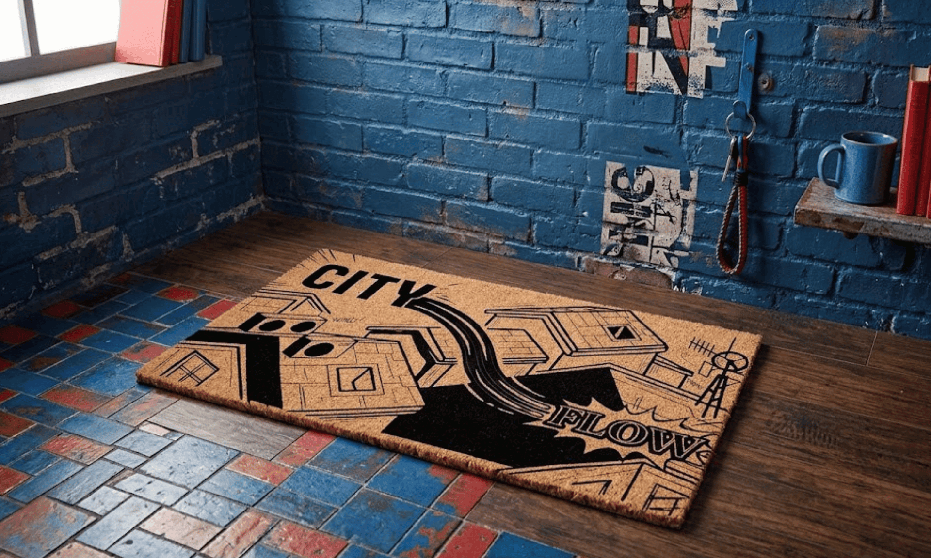 City Flow Coir Mat