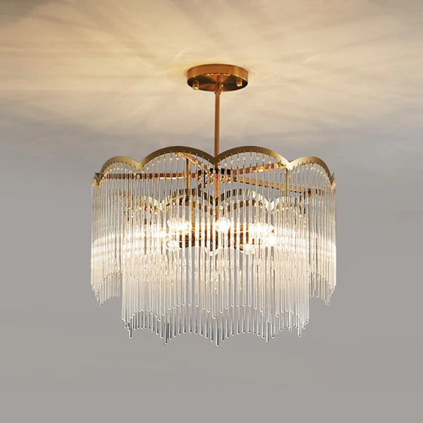 Classic Maria Glass Rod Chandelier