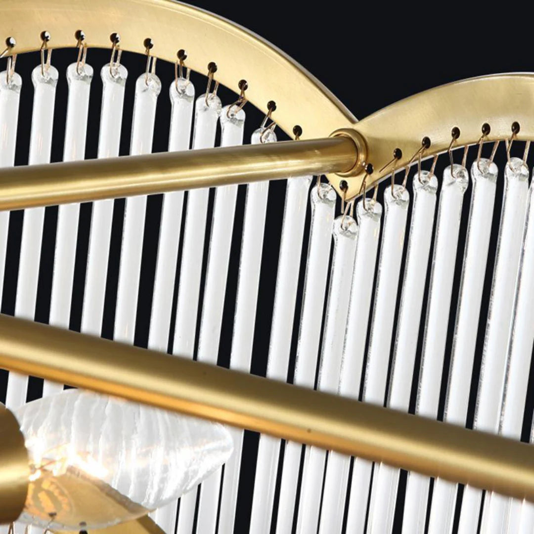 Classic Maria Glass Rod Chandelier