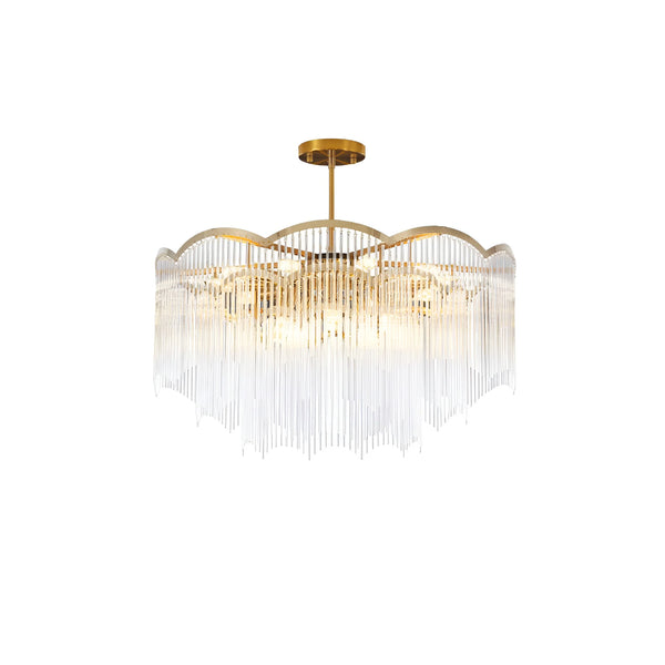 Classic Maria Glass Rod Chandelier
