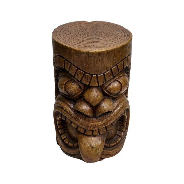Concrete Garden Stool Tiki Kanaloa Seat 19 Inch