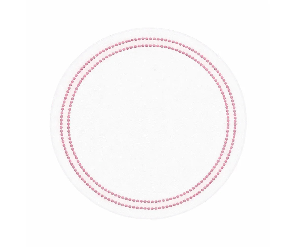 Pink and White Placemats