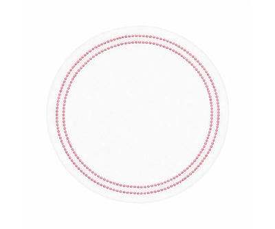 Pink and White Placemats