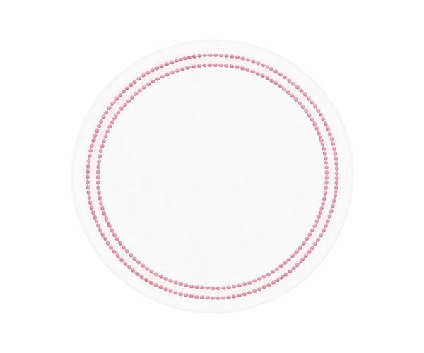 Pink and White Placemats