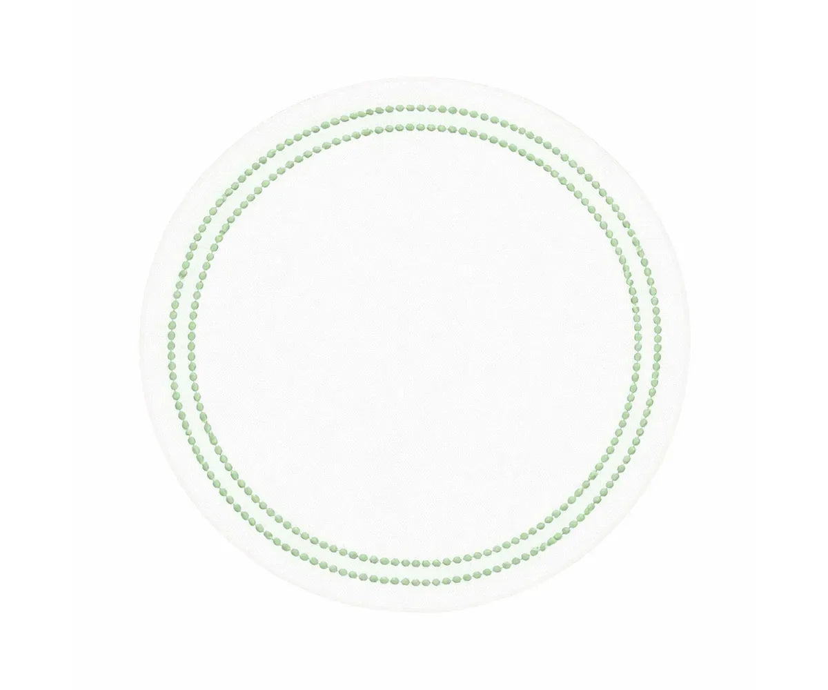 Sage Green Embroidery Placemats