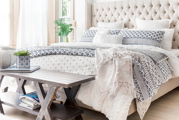 Monique Stripe 3 Piece Quilt Set