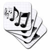 3dRose Music - Music Notes - Coasters (cst_4105)