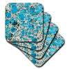 3dRose TNMGraphics Nature - Turquoise Gemstone - Coasters (cst_48528)