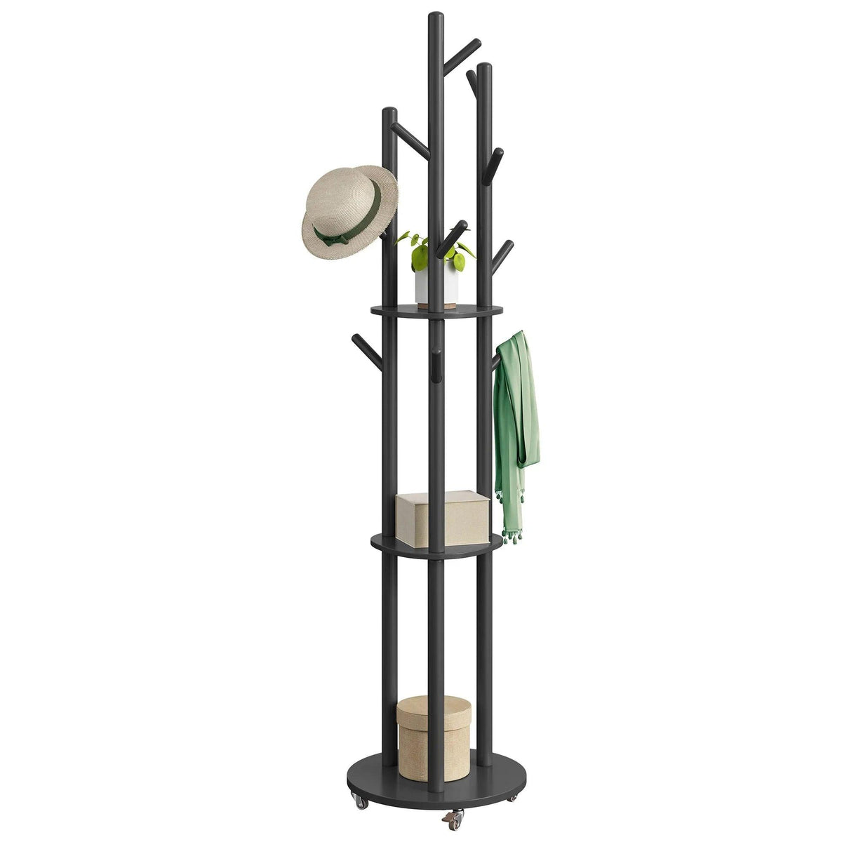 Coat Rack - Adjustable Metal Compact