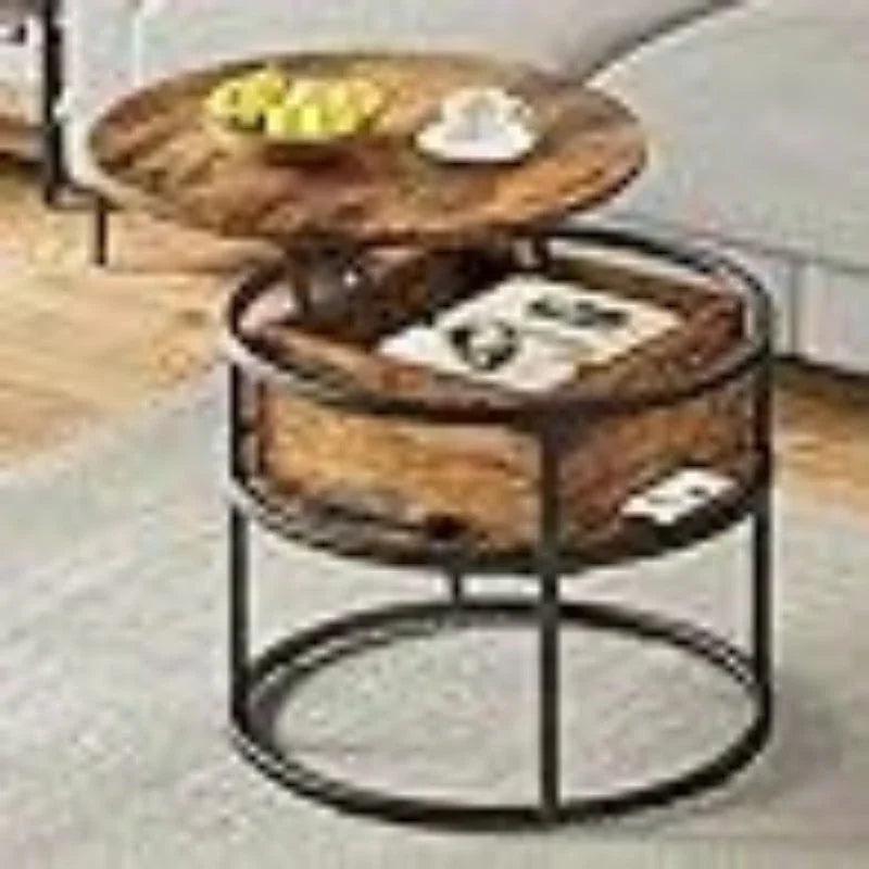 Coffee Table - Adjustable Black 60cm